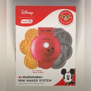 Disney Red and Gray Mini Maker with Mickey Mouse Design